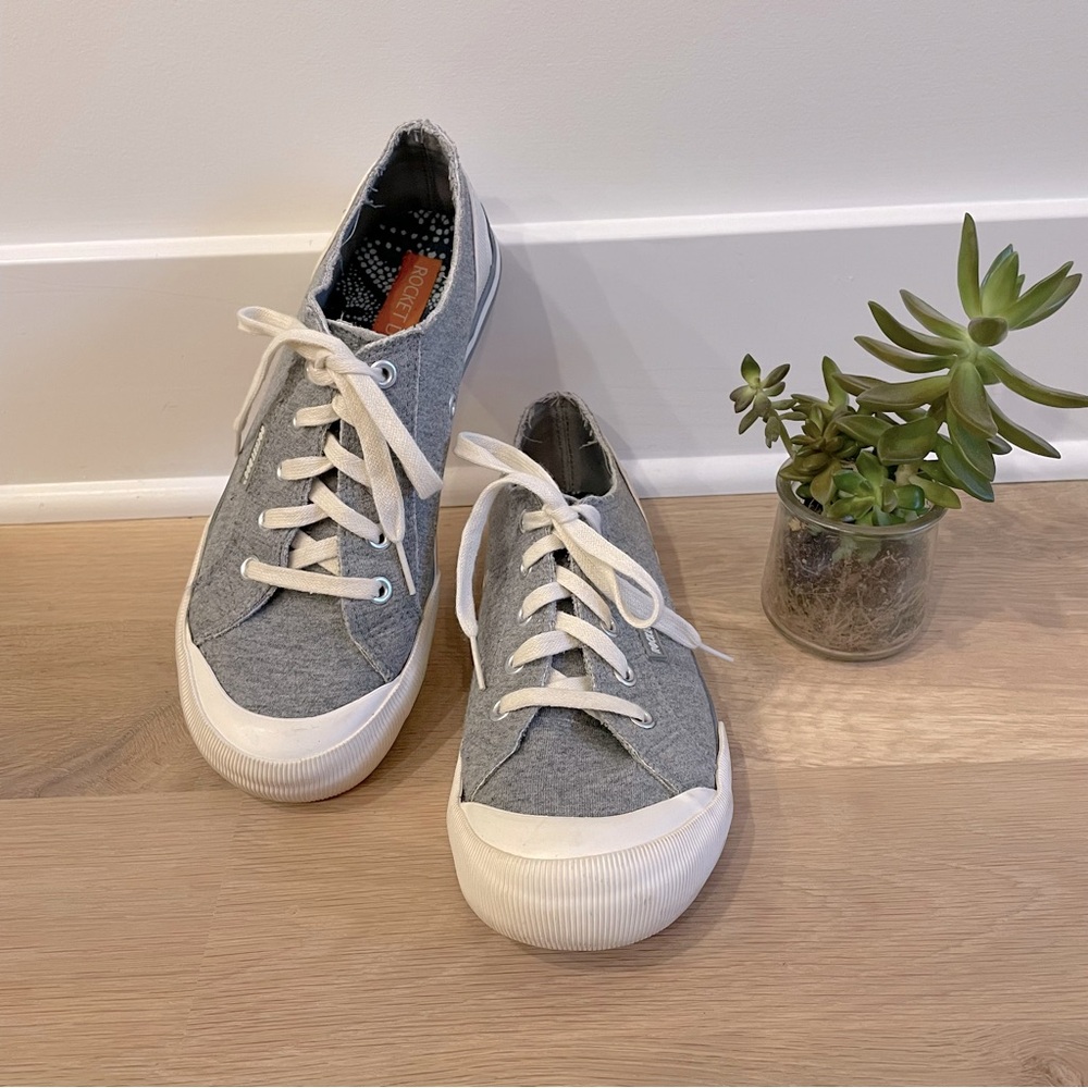 Rocket Dog Grey Lace Up Sneakers size 7.5